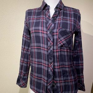 Rails xs plaid flannel hunter shirt